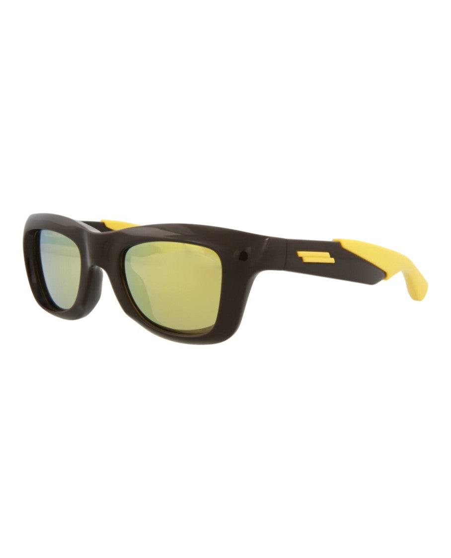 Bottega Veneta Square-Frame Injection Sunglasses