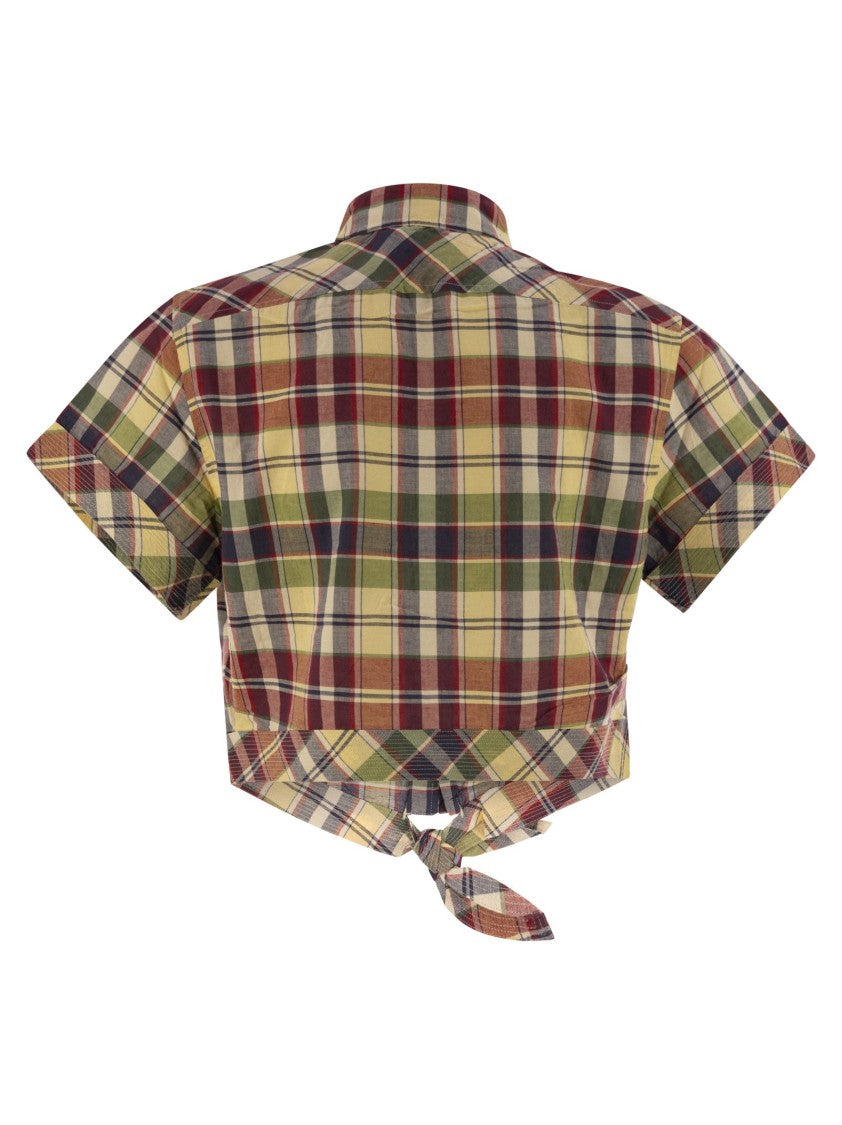 Polo Ralph Lauren Short Shirt In Plaid Cotton