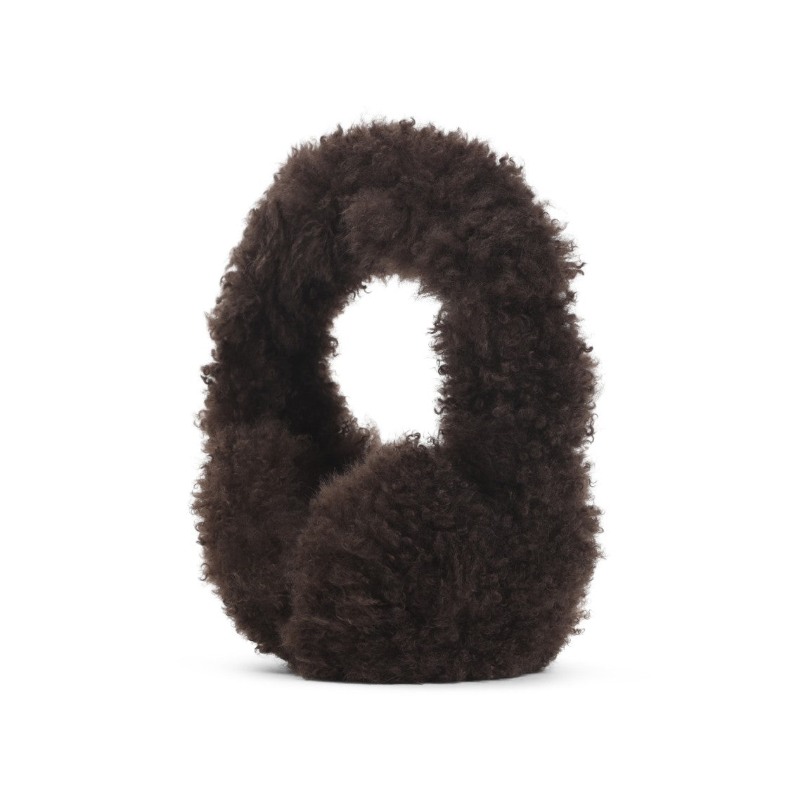 Yves Salomon Brown Lamb Earmuffs
