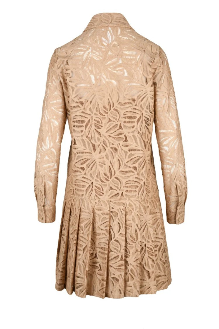 Max Mara Edotto Lace Dress - Beige