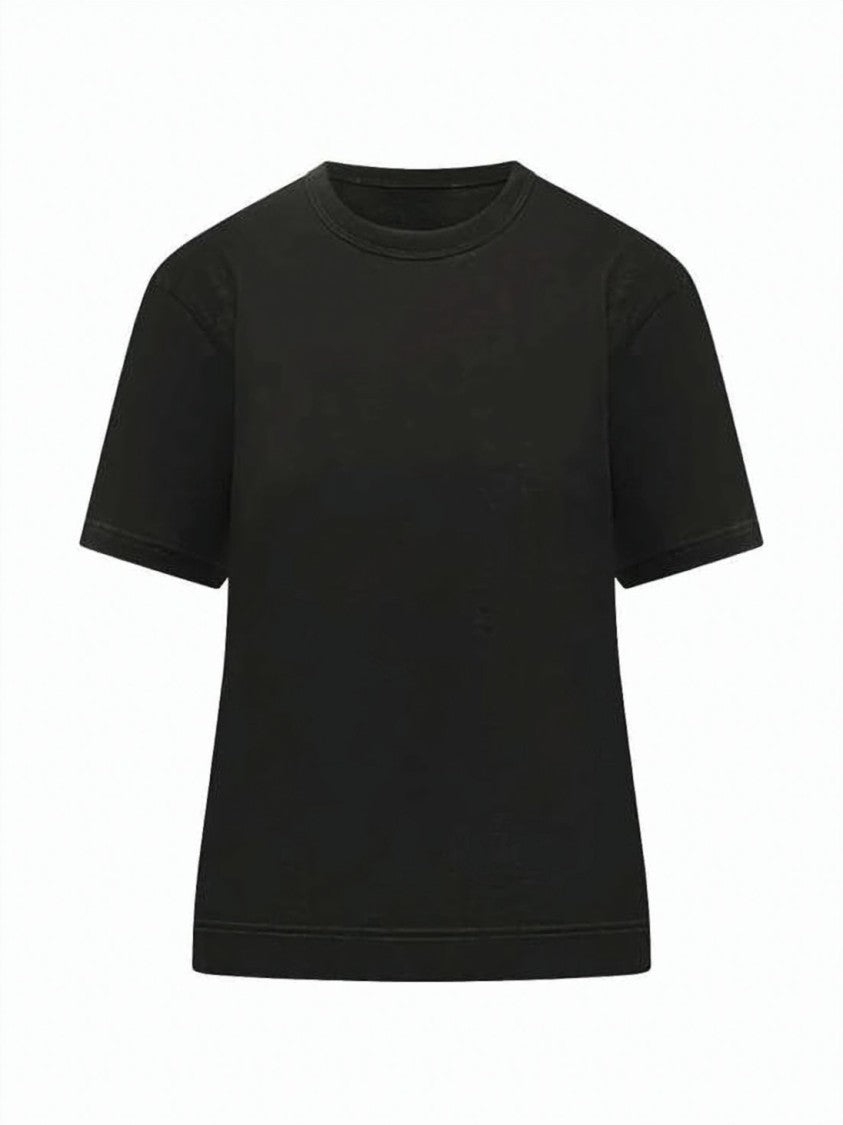 Ami Paris Minimalist Black Short-Sleeve Crew Neck T-Shirt