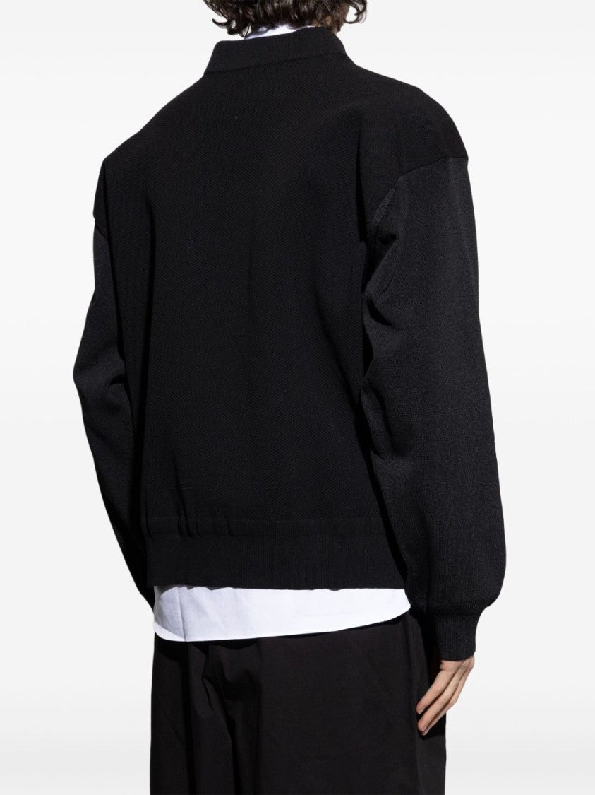 Comme Des Garçons Bomber Jacket With Logo Patch