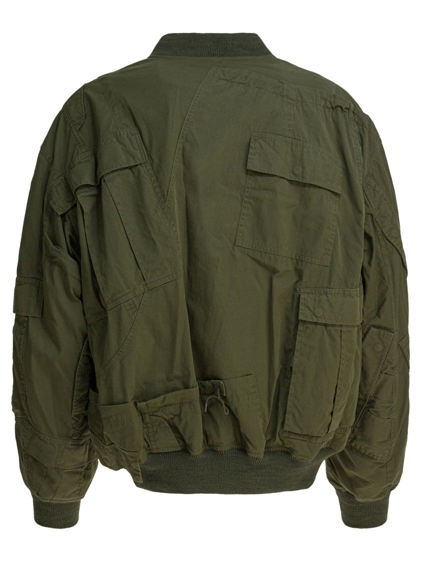 Junya Watanabe Cotton And Nylon Bomber Jacket