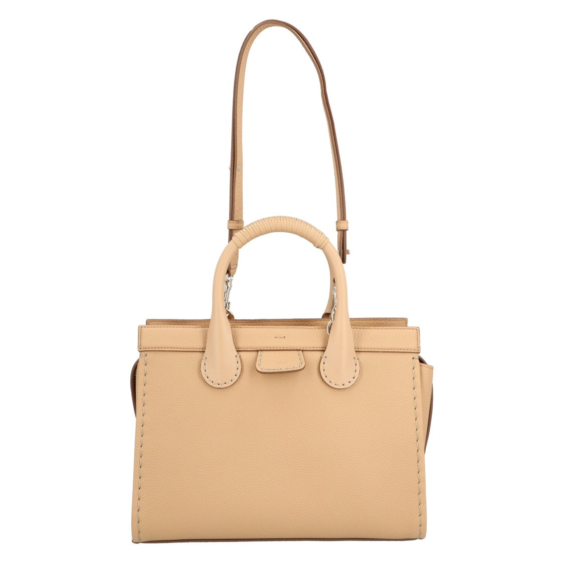Chloé Edith Medium Zip Tote Bag Beige