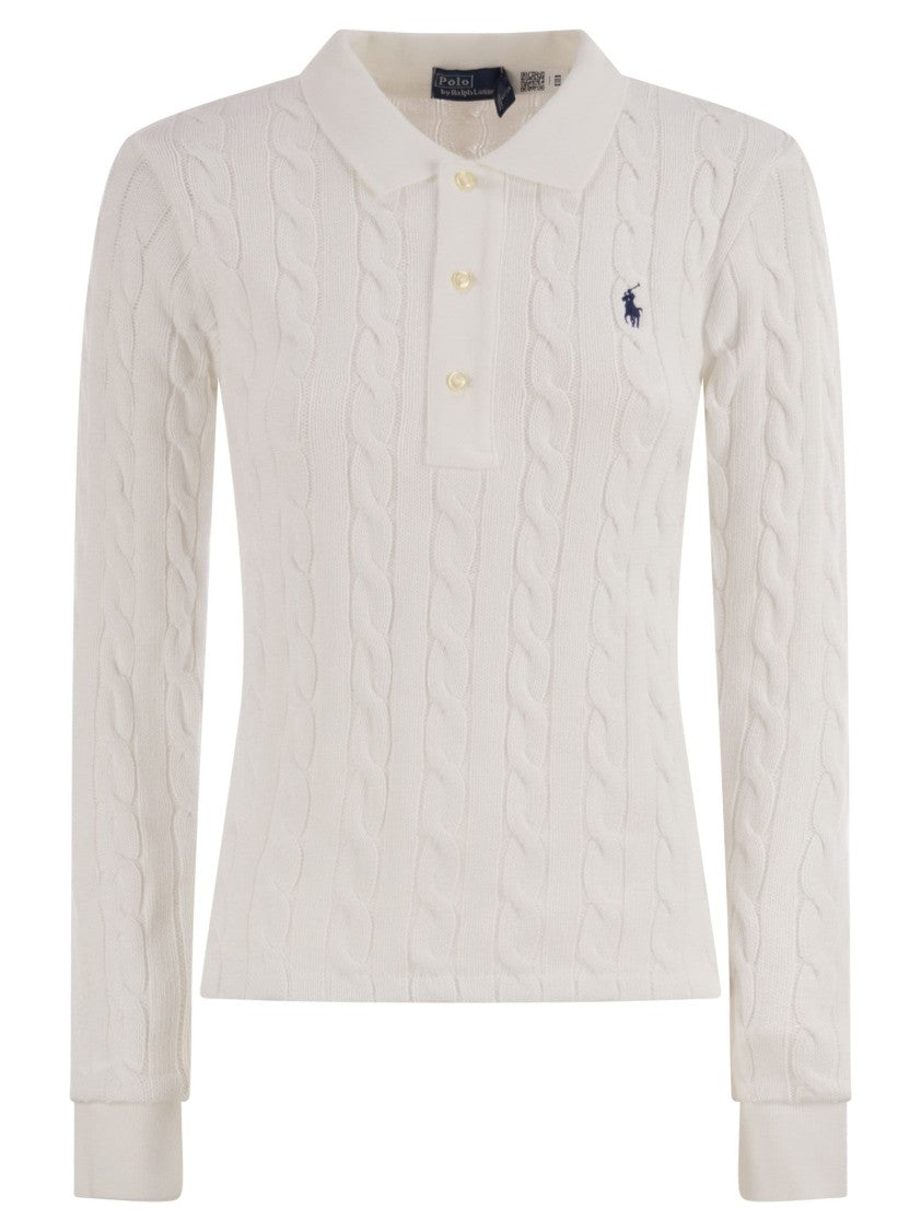 Polo Ralph Lauren Plaited Cotton Polo Shirt