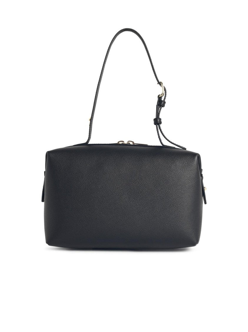 Furla Double' Black Leather Bag