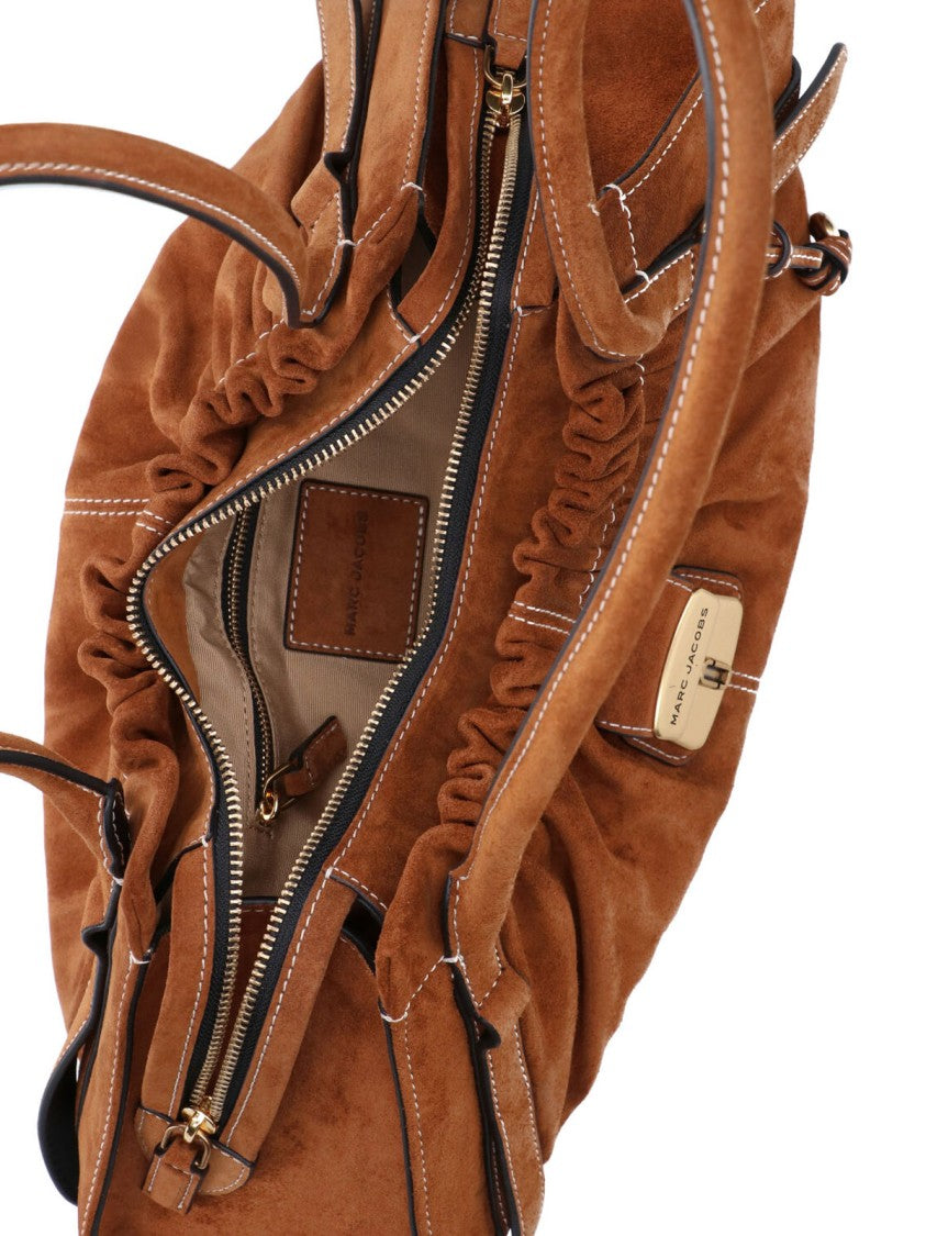 Marc Jacobs Brown The Christina Suede Shoulder Bag