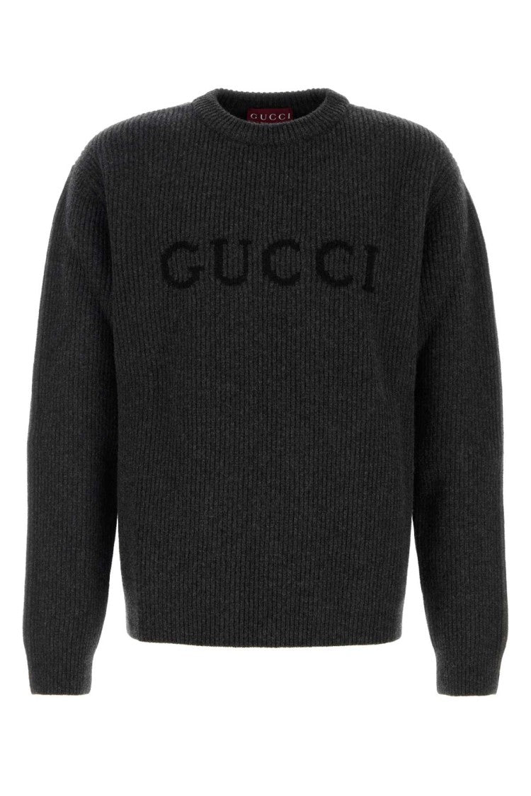 Gucci Charcoal Wool Blend Sweater