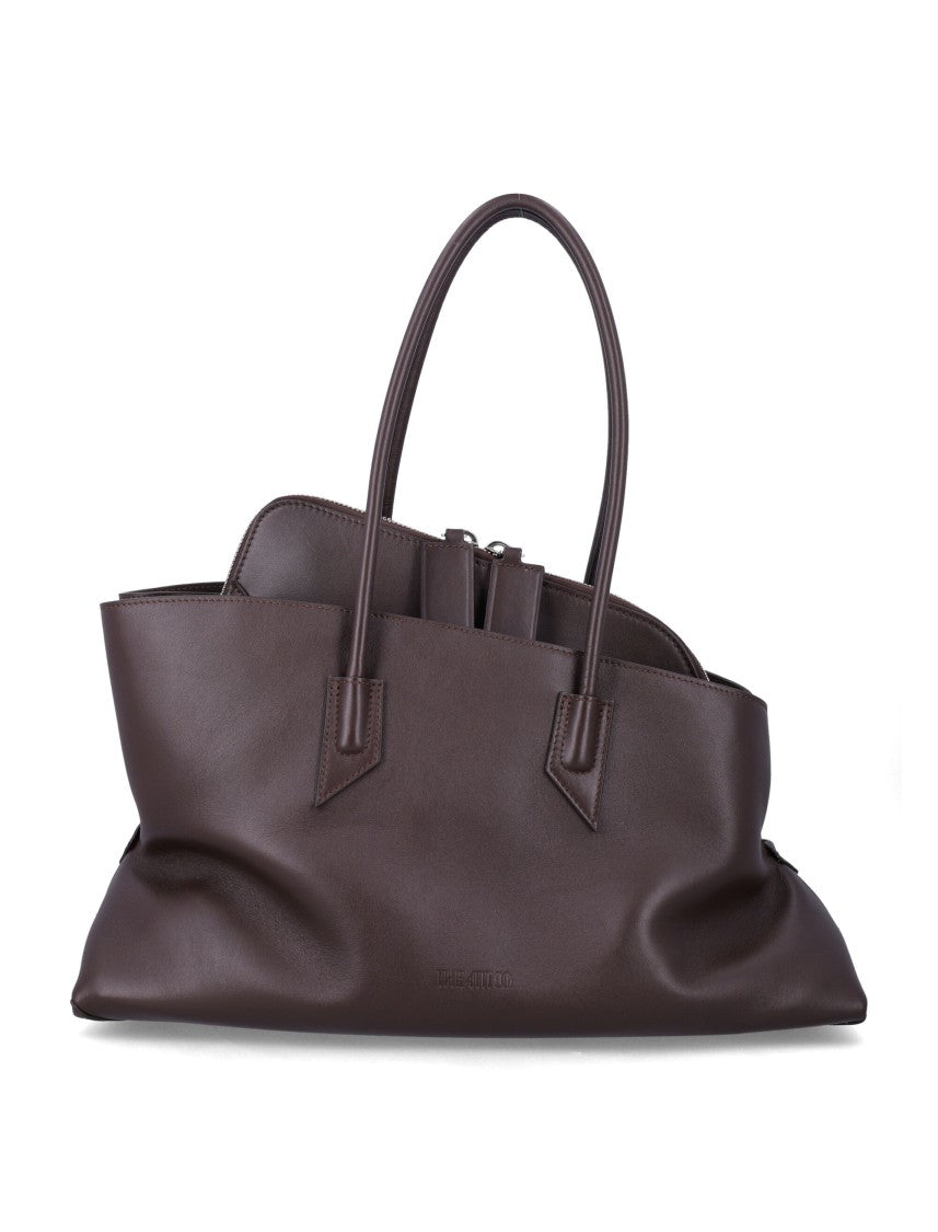 The Attico La Passeggiata Medium Leather Tote