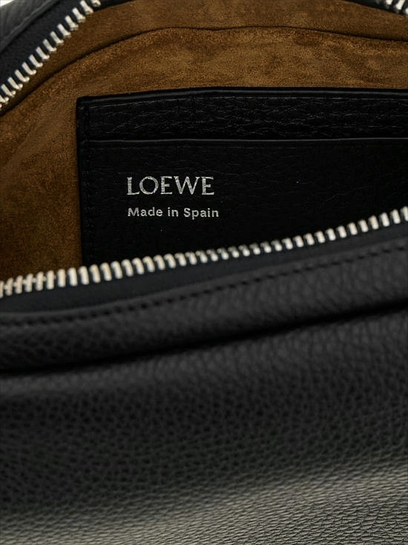 Loewe Textured Calf Leather Crossbody Bag With Adjustable Strap