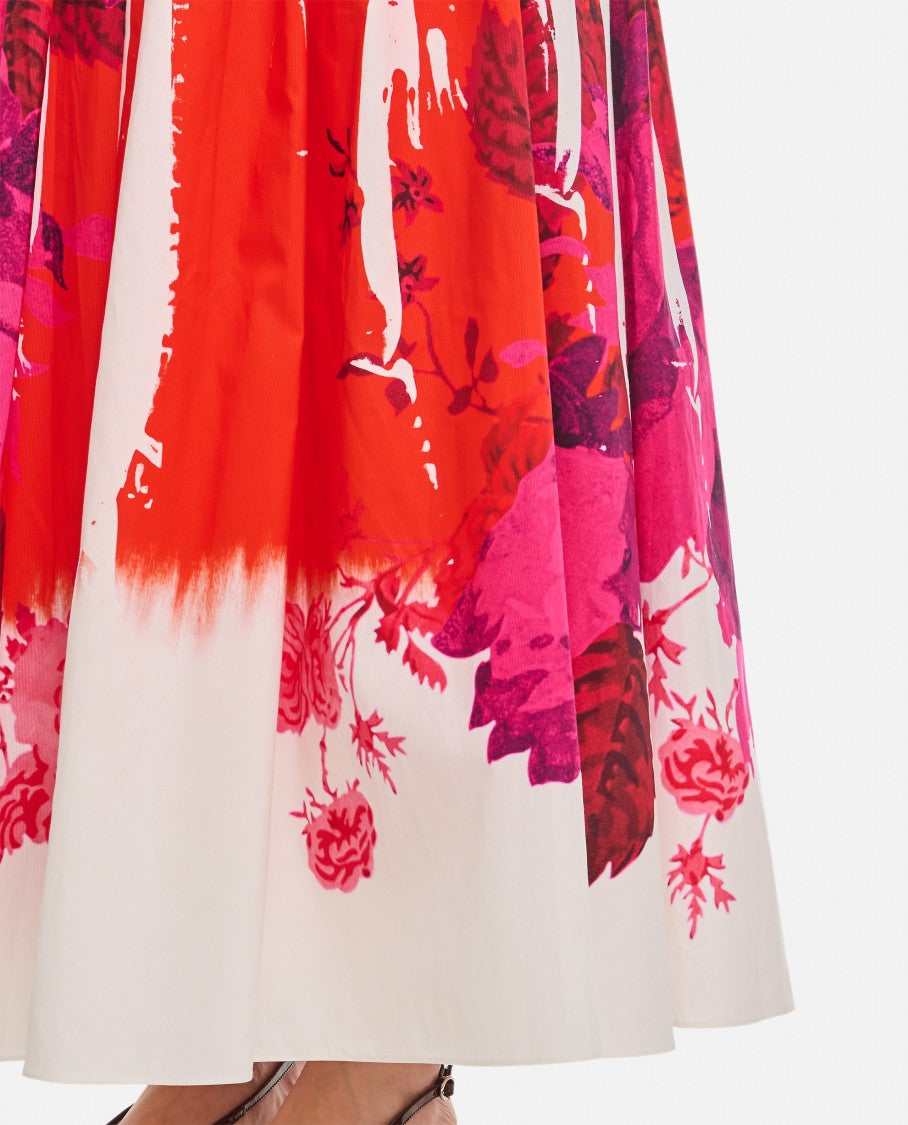 Erdem Off Shoulder Full Skirt Cocktail Dress