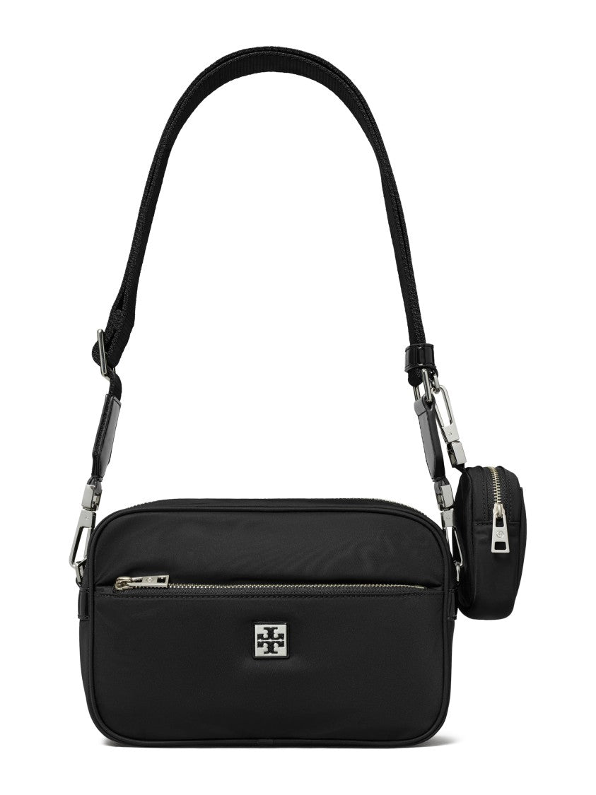 Tory Burch Virginia Shoulder Bag Black Polyamide Shoulder Bag