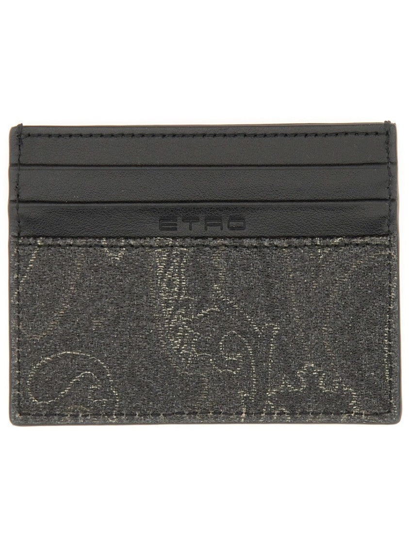 Etro Card Holder "Arnica" With Pegasus