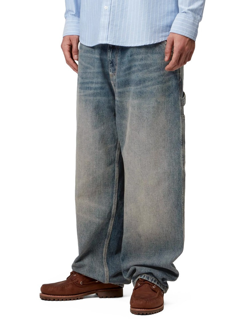 Carhartt Wip Og Single Knee Pant Wide-Leg Denim Trousers