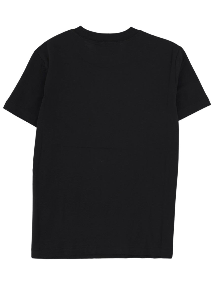 Versace Jeans Couture Butterfly Emblem Black Short-Sleeve Cotton T-Shirt