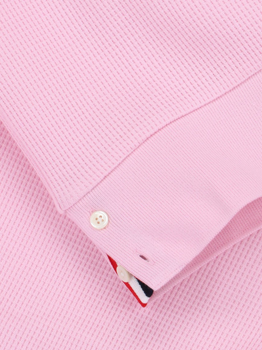 Thom Browne "4-Bar" Logo T-Shirt – Pink