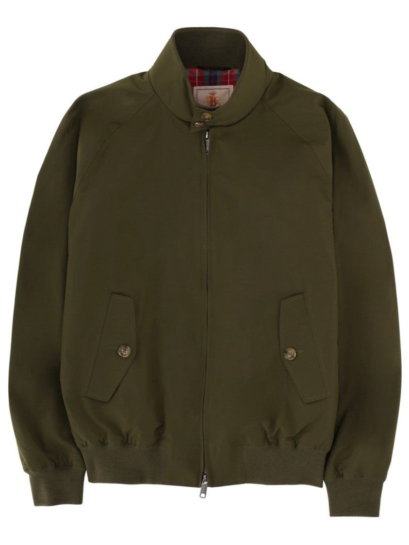 Baracuta Olive Green Harrington Slim Jacket