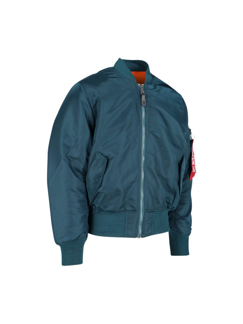 Alpha Industries "Heritage Ma-1" Reversible Bomber – Blue/Orange