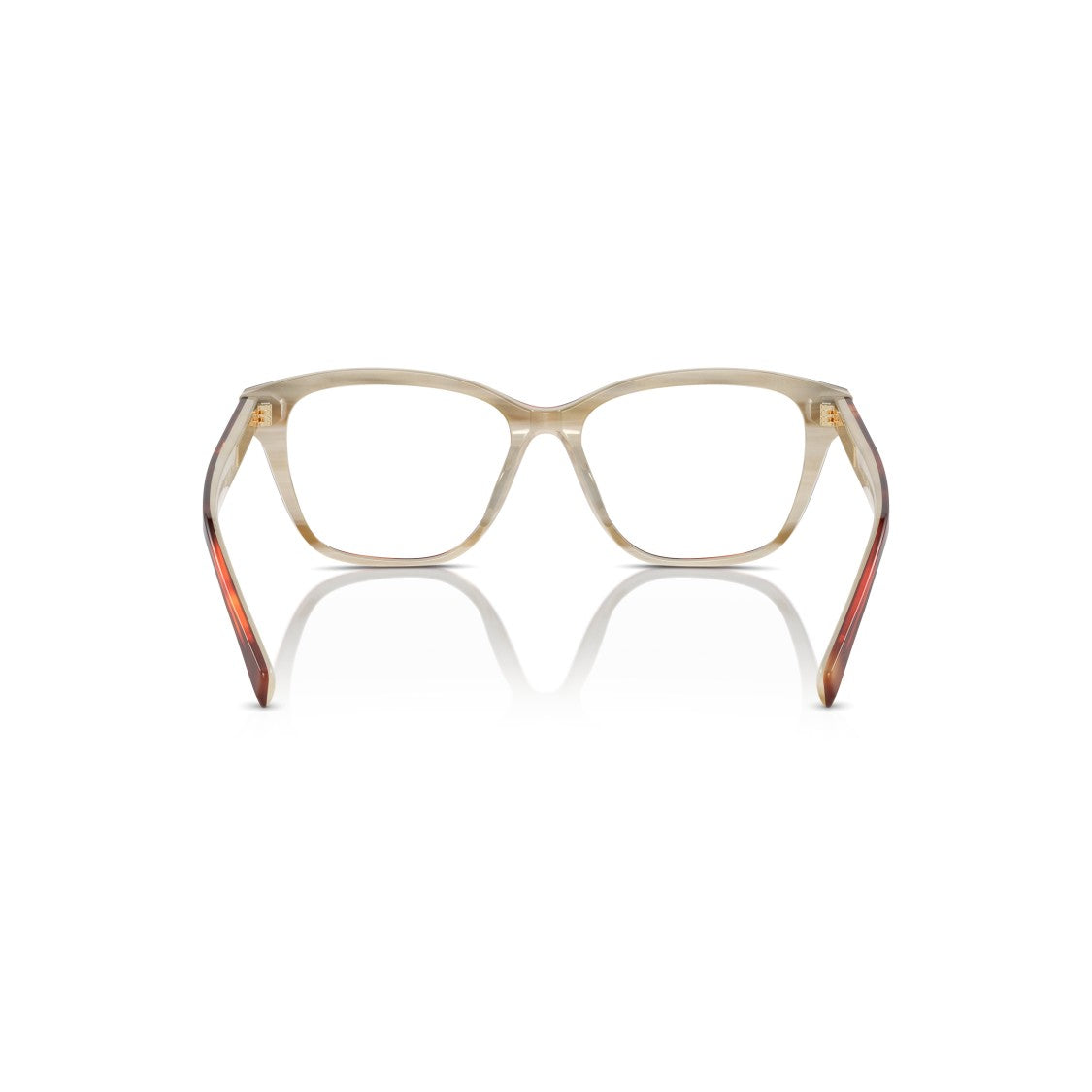 Brunello Cucinelli 0Bc3004 Translucent Beige Cat-Eye Sunglasses With Tortoiseshell Arms