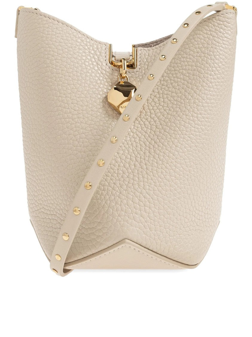 Lanvin Neutral Bucket Bag With Strap Calf Bag