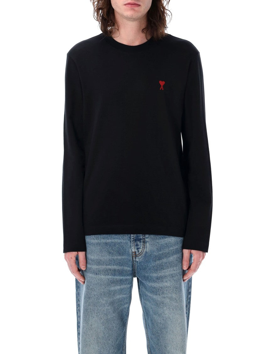 Ami Paris Ami De Coeur Cotton Jersey T Shirt