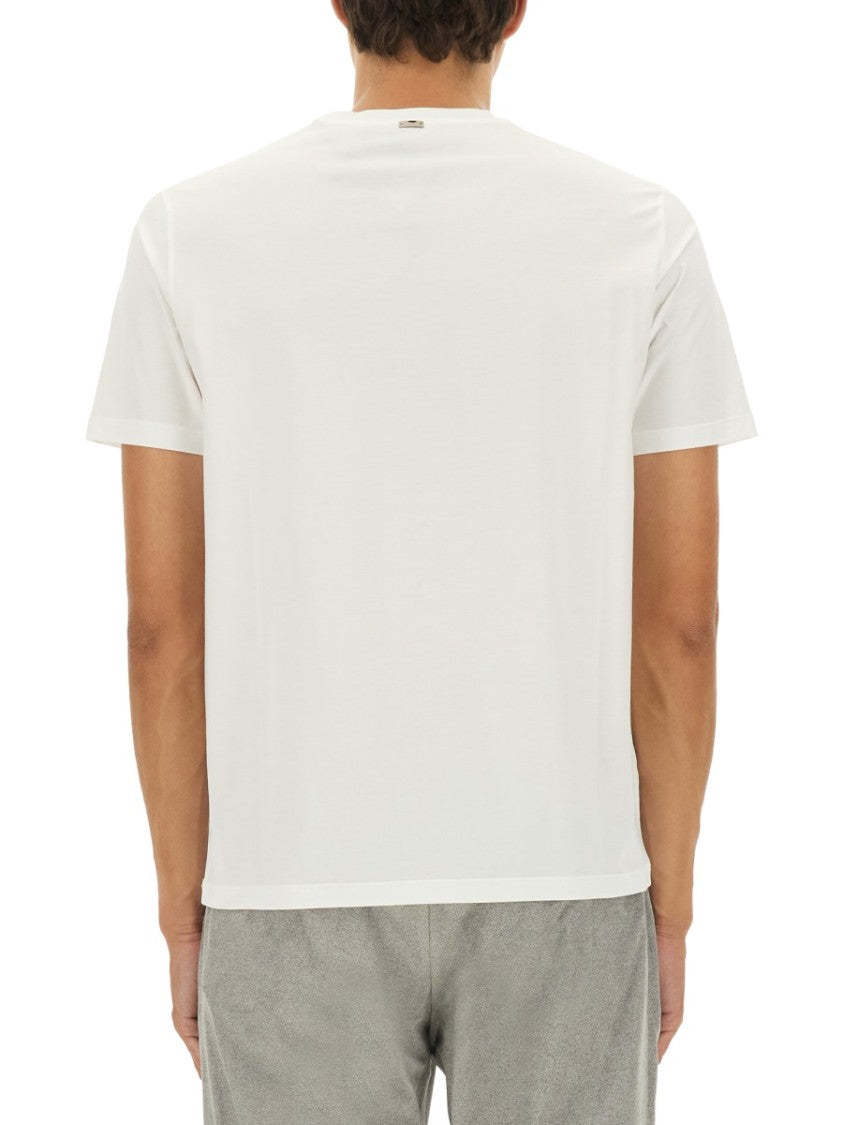 Herno Minimalist Cotton-Blend Crewneck T-Shirt