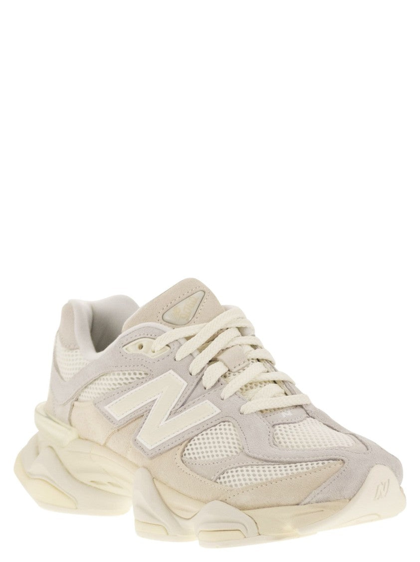 New Balance 9060 Sneakers With Sculpted Midsole And Futuristic Aesthetic