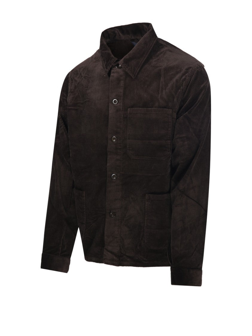 Polo Ralph Lauren Rich Dark Brown Corduroy Field Jacket