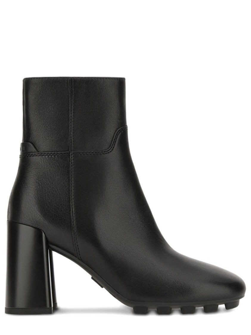 Hogan Black H695 Calfskin Boots