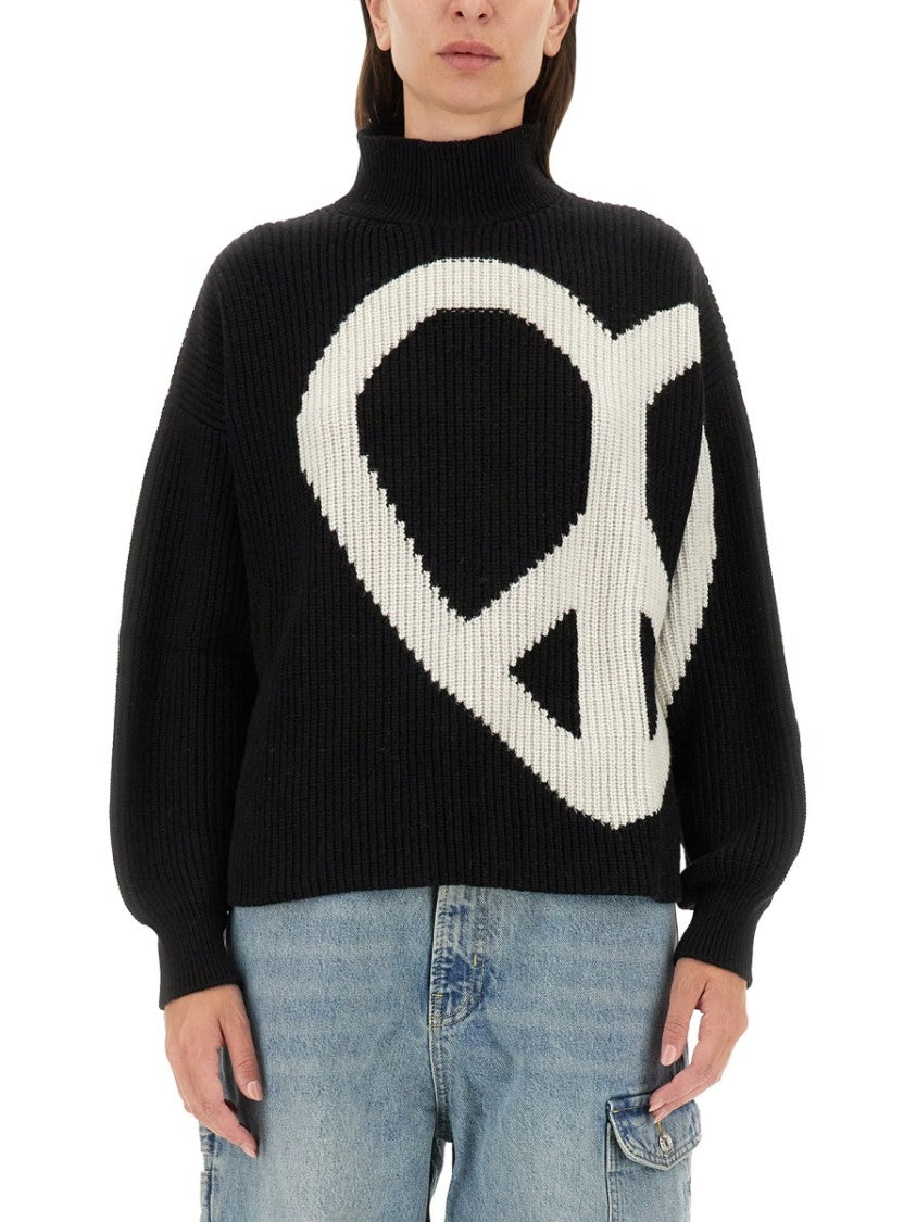 Moschino Oversized Black Sweater