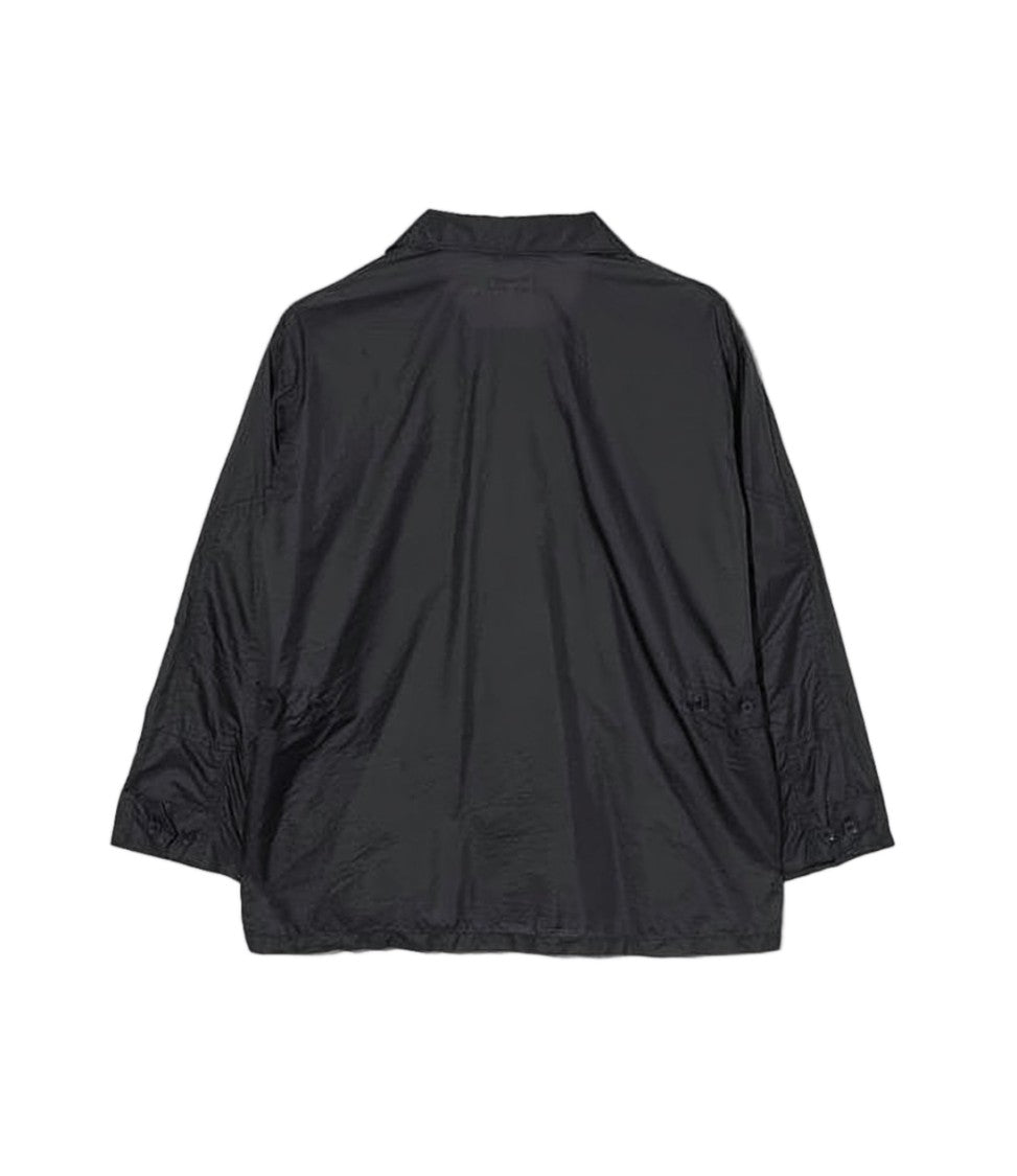 Engineered Garments Boxy Loose-Fit Nylon Jacket With Classic Collar And Functional Pockets