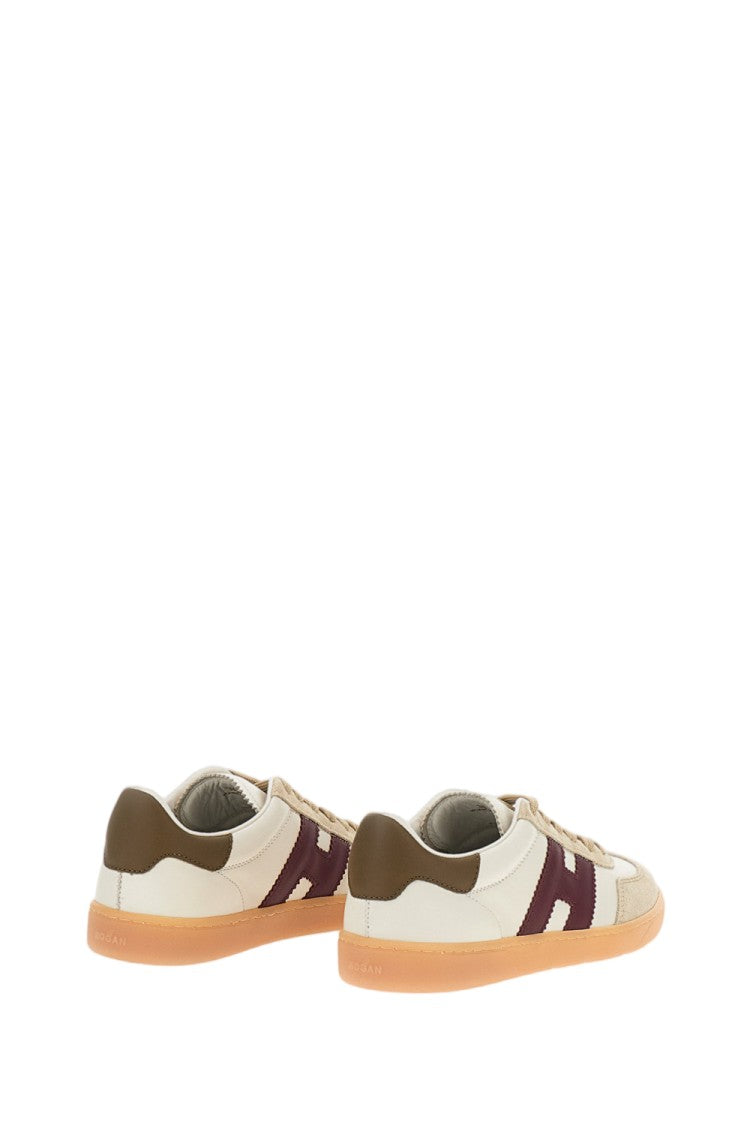Hogan Beige Cool Allacciato H Nappa Leather Sneakers