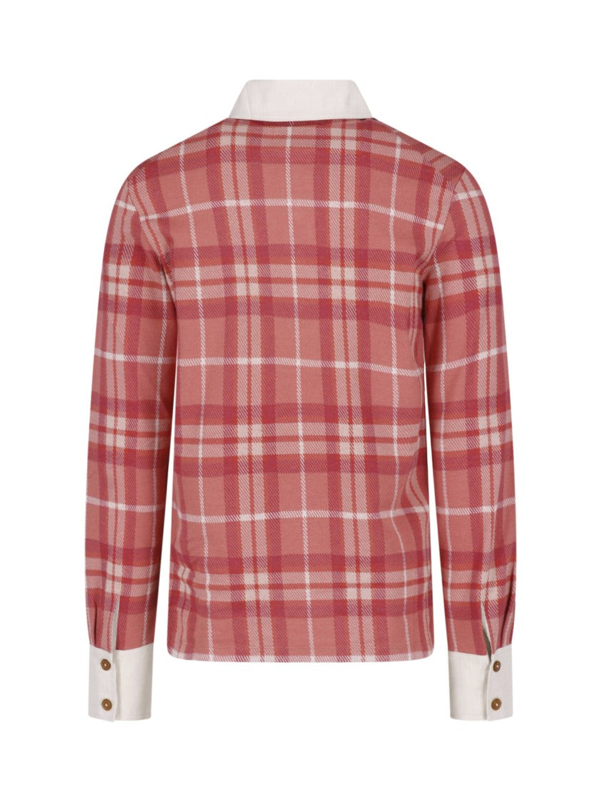 Vivienne Westwood Multicolor Plaid Classic Collar Polo Shirt