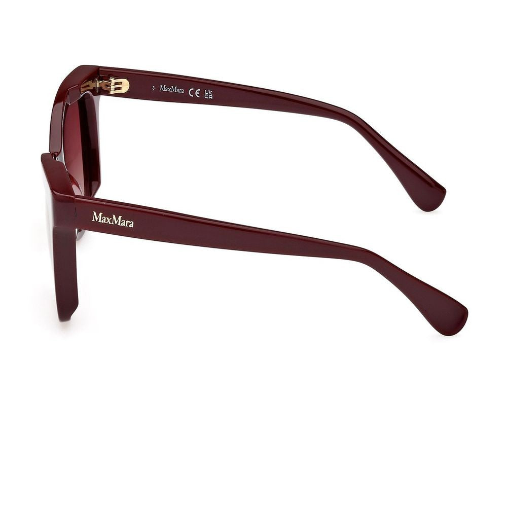 Max Mara Mm0067 Square Acetate Sunglasses With Bold Profile