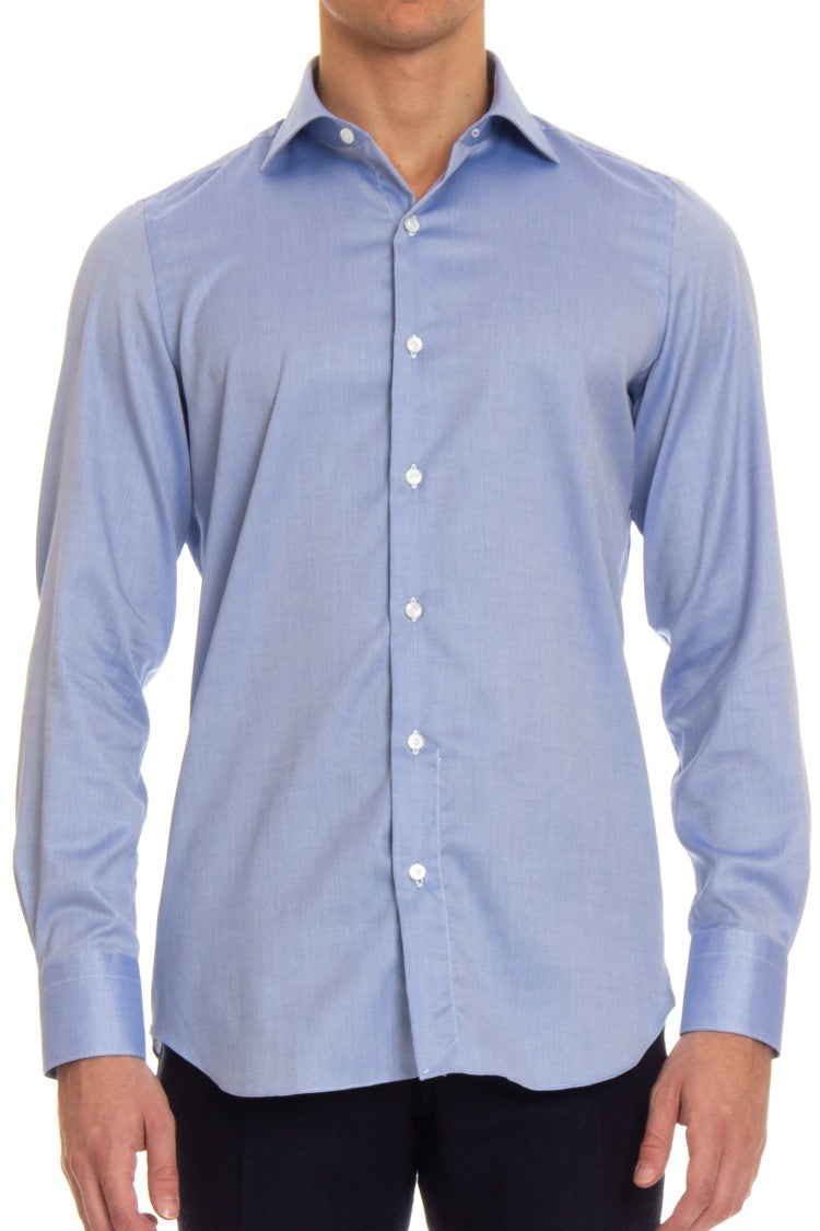 Finamore Traveller Cotton Tailored Shirt