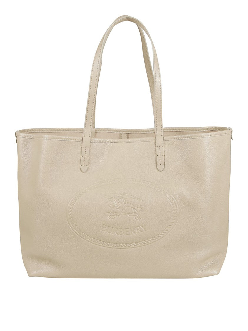 Burberry Pebble Calf Leather Shopping Bag