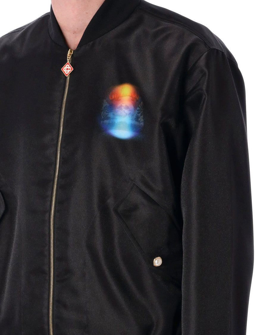 Casablanca Organza Gradient Bomber Jacket