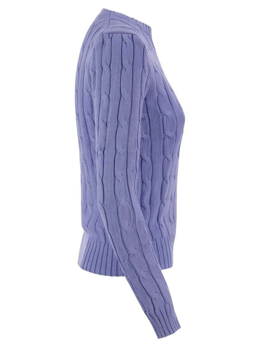 Polo Ralph Lauren Slim-Fit Cable Knit Sweater