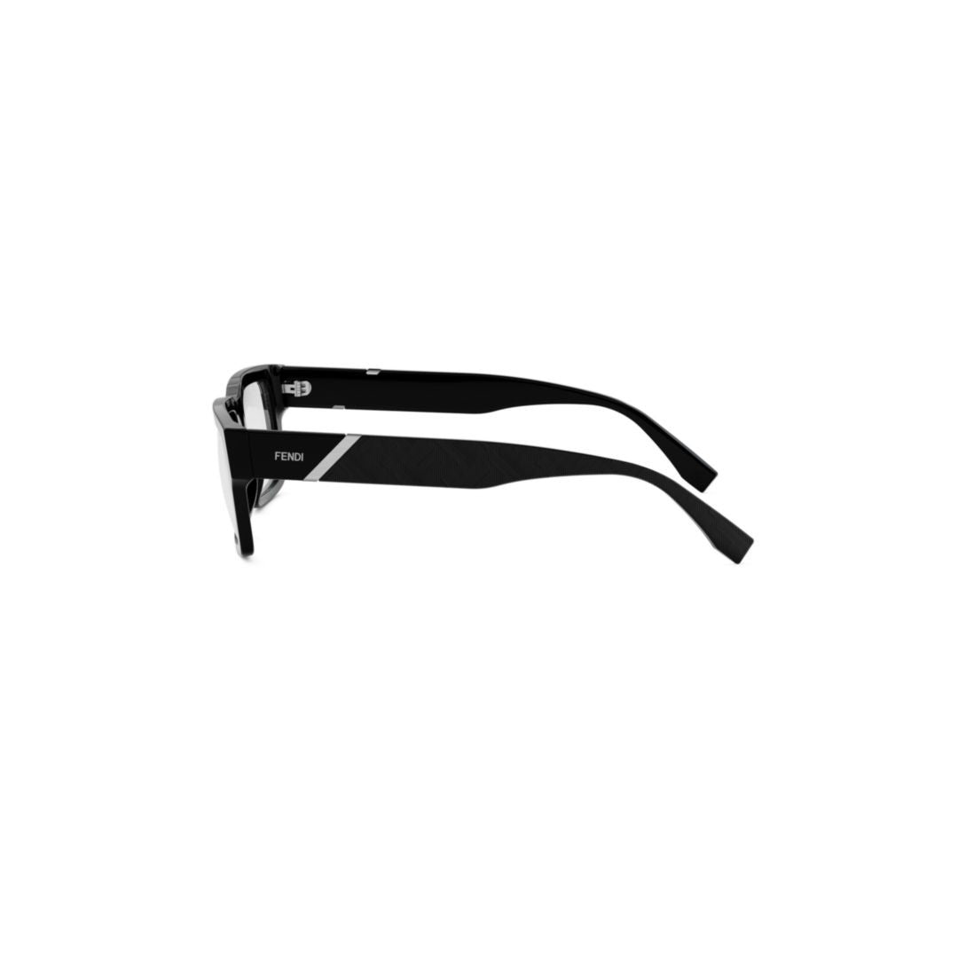 Fendi Fe50114i Bold Rectangular Acetate Eyeglasses
