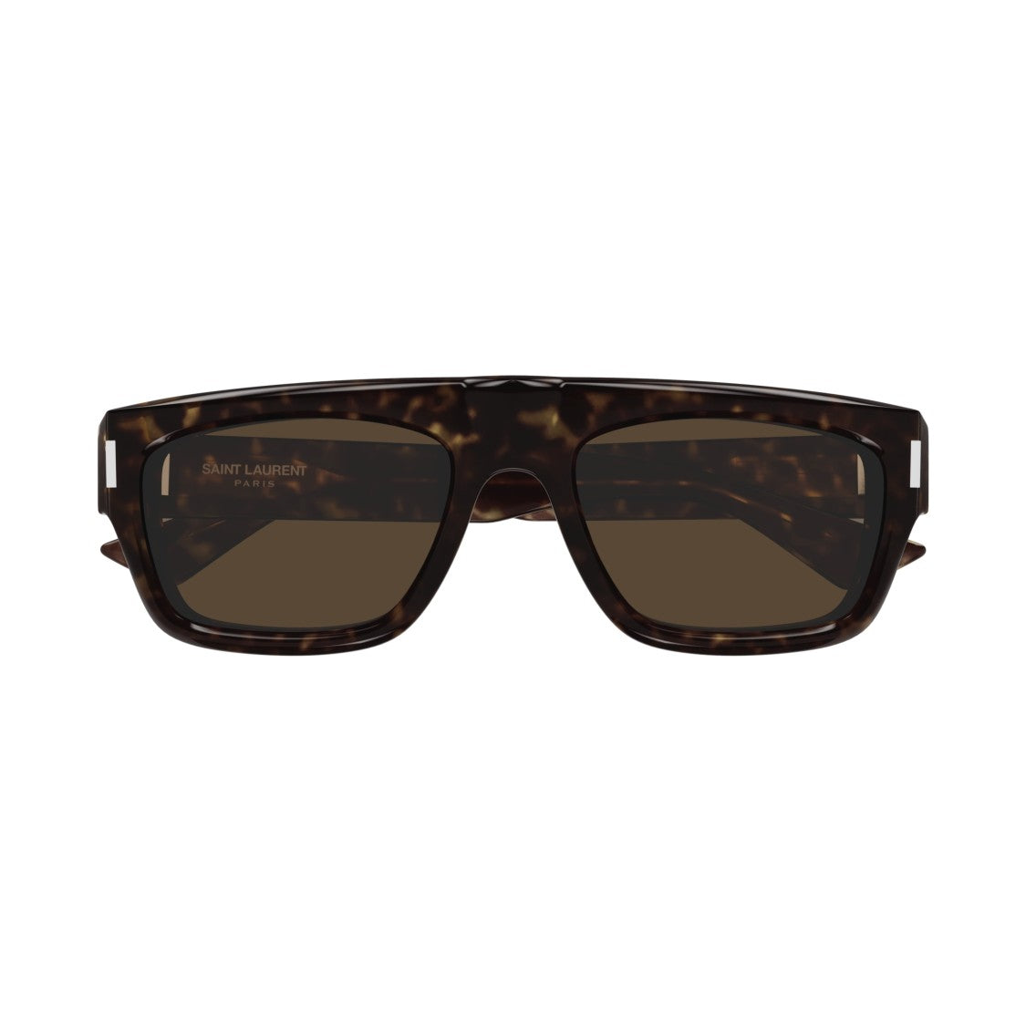 Saint Laurent Sl 762 Rectangular Tortoiseshell Sunglasses
