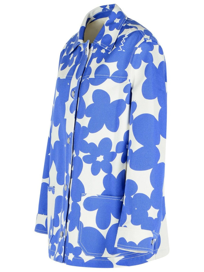 Marni Light Blue Cotton Jacket