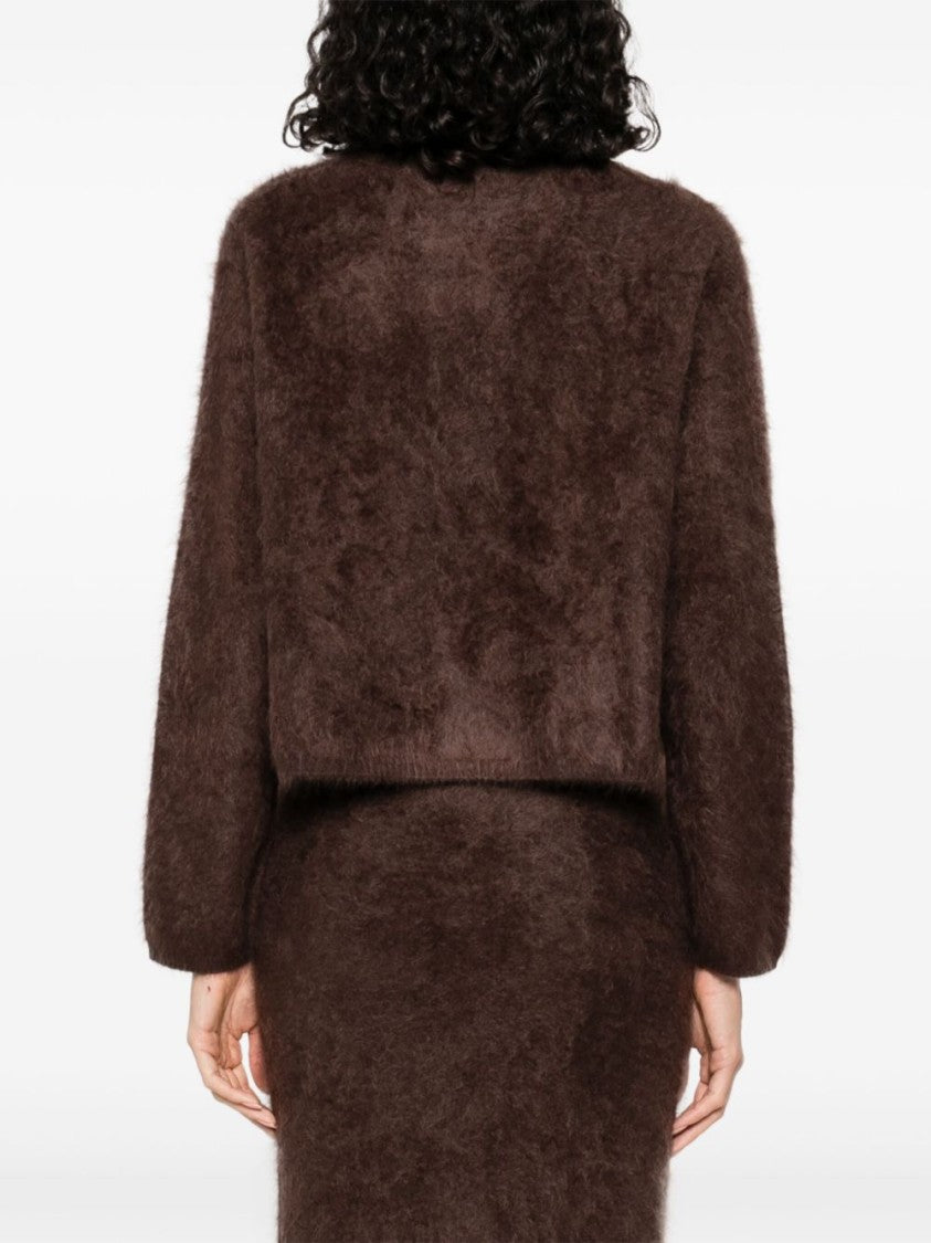 Soft Goat Cashmere Brushed Crewneck Sweater