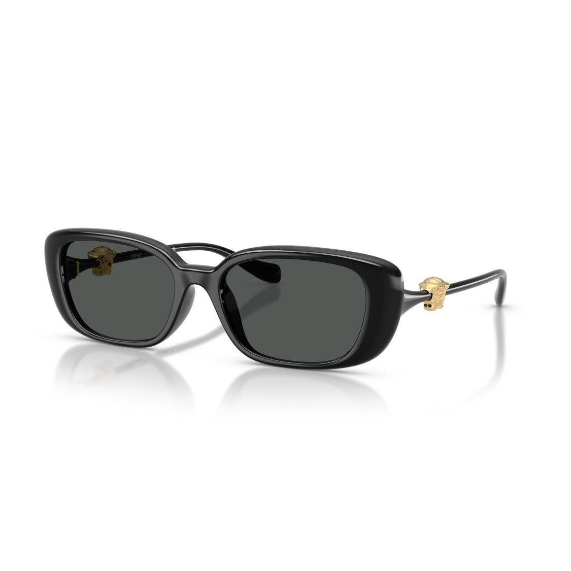 Versace 0Ve4504d Rectangular Black Sunglasses