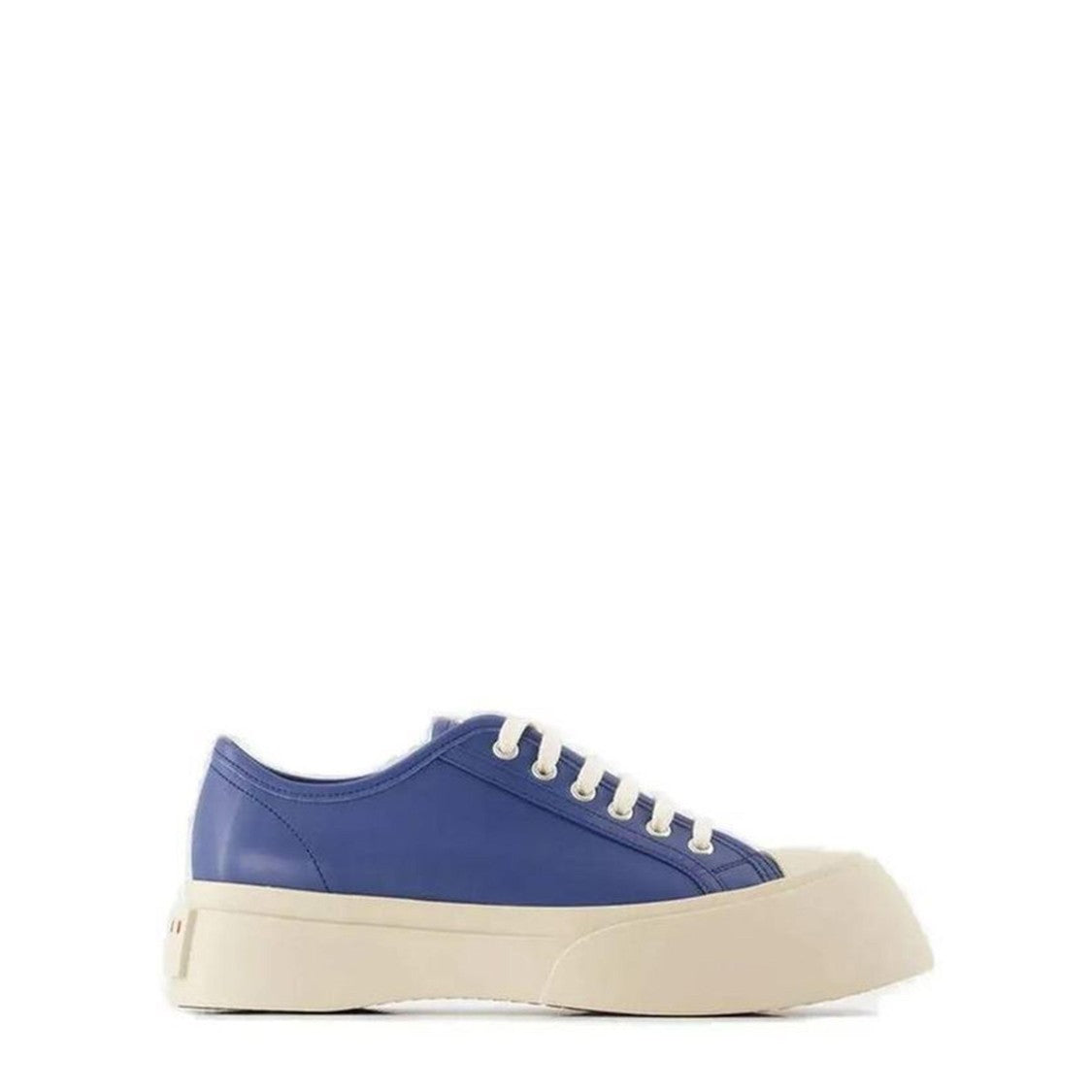 Marni Calf Hair And Leather Sneakers With Chunky Sole