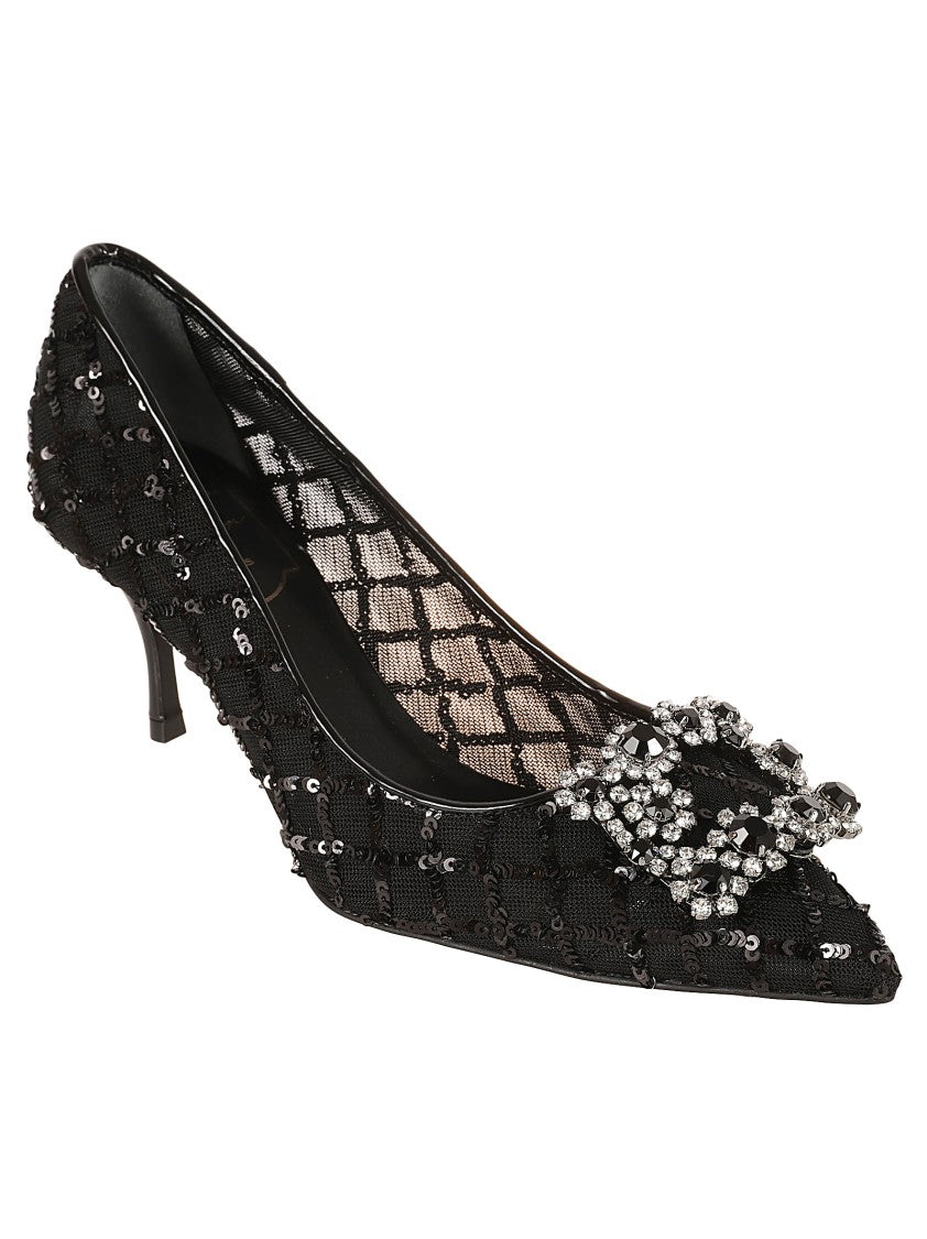 Roger Vivier Pointed Toe Black Pumps