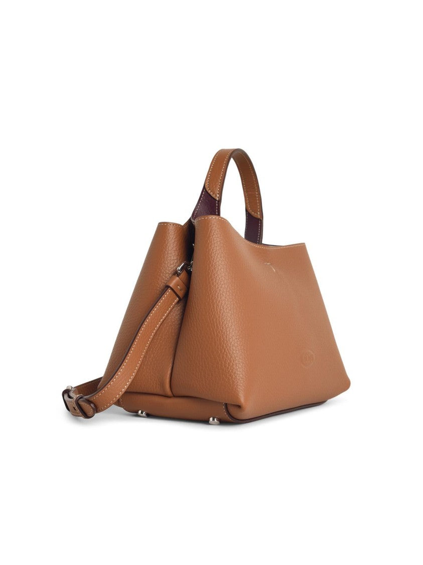 Tod's Micro Bag In Natural Brown Leather