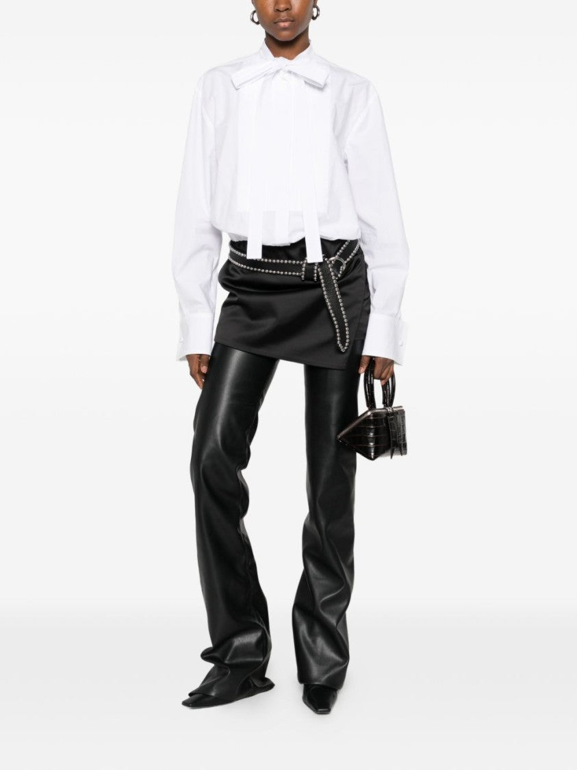 The Attico Black And White Mini Dress