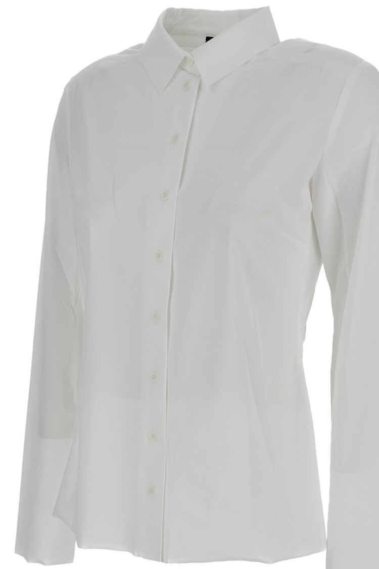 Irie' Structured Button-Down White Shirt With Crisp Finish