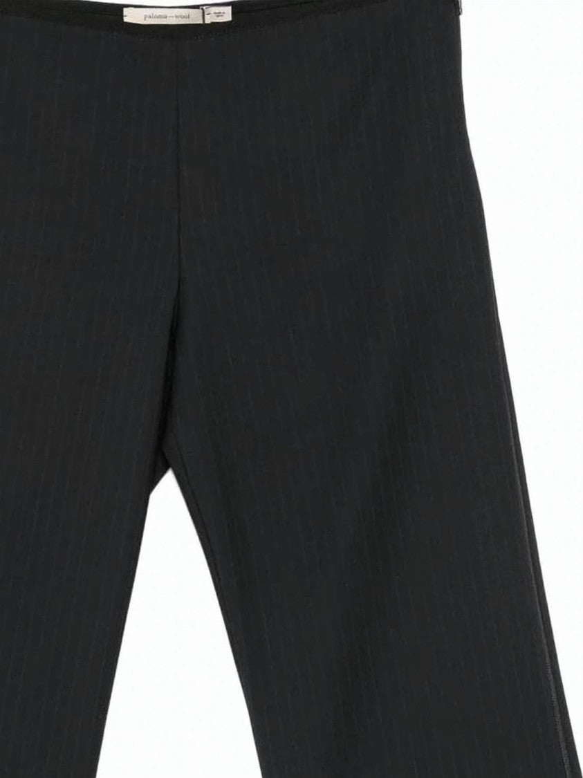 Paloma Wool Knee-Length Tailored Shorts With Subtle Pinstripe Design