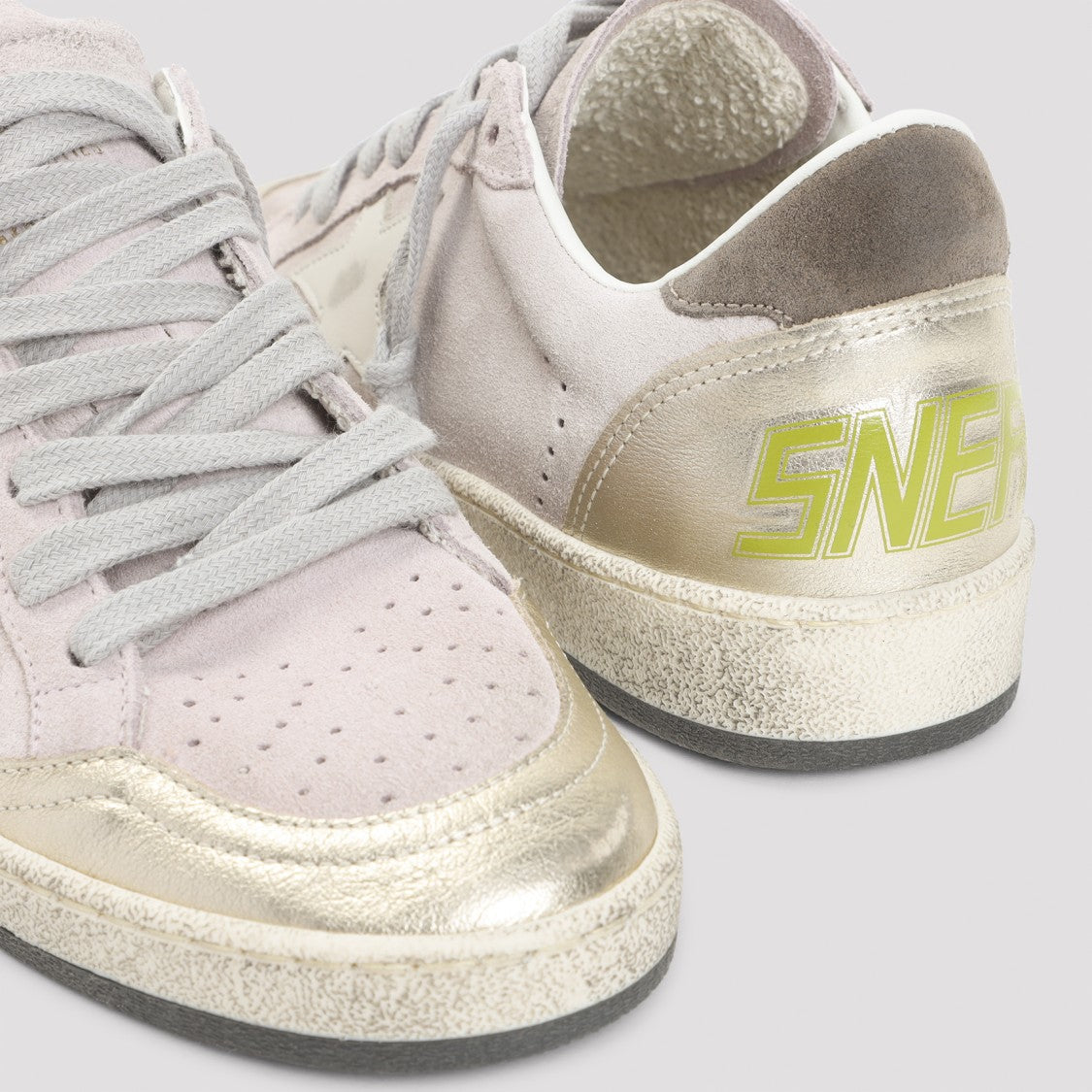 Golden Goose Ballstar Pink Cow Leather Sneakers